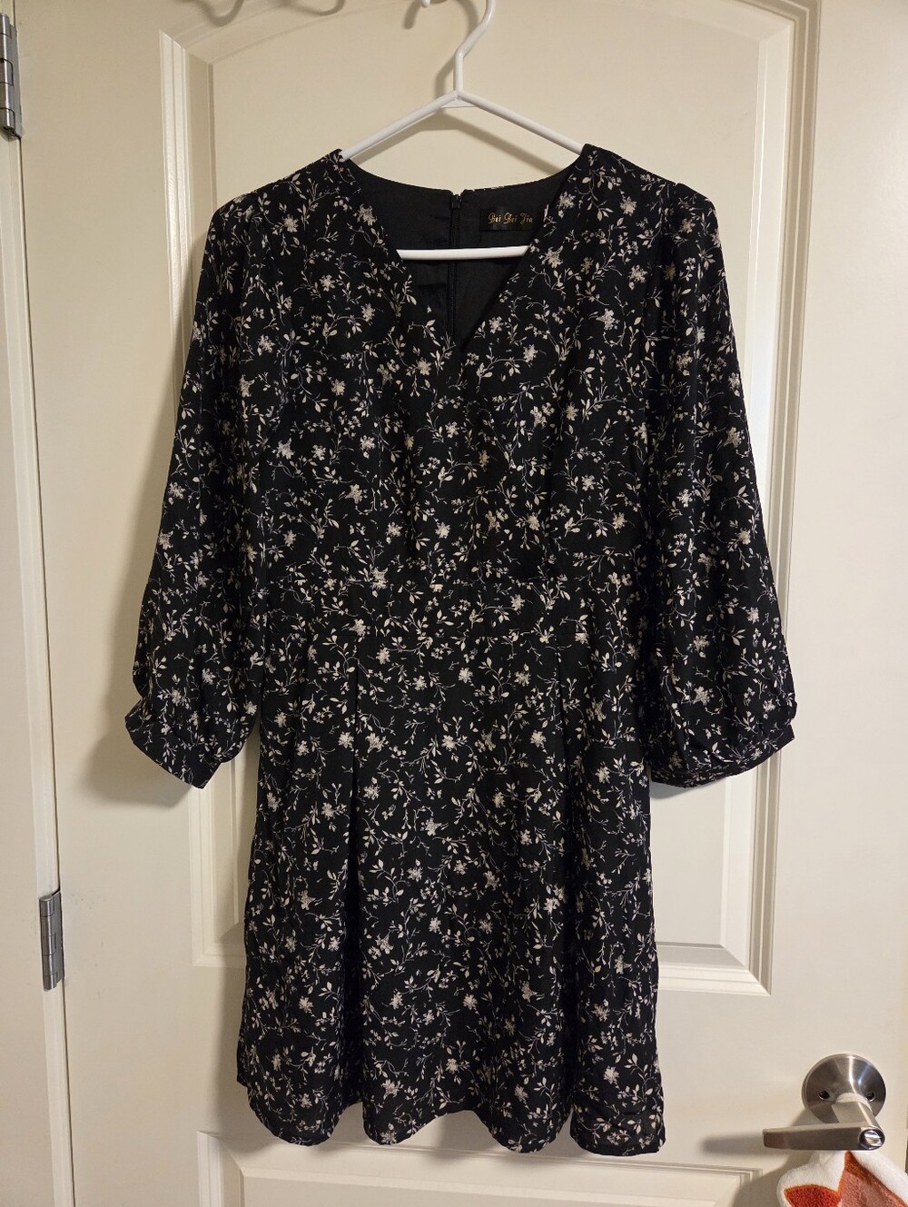 Black Floral Dress
